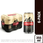 Cerveza Cusqueña Negra Lata 355 Ml Pack x 6 Und