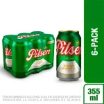 Cerveza Pilsen Lata 355 Ml Pack x 6 Und