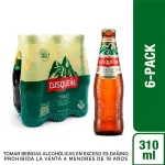 Cerveza Cusqueña Trigo Botella 310 Ml Pack x 6 Und